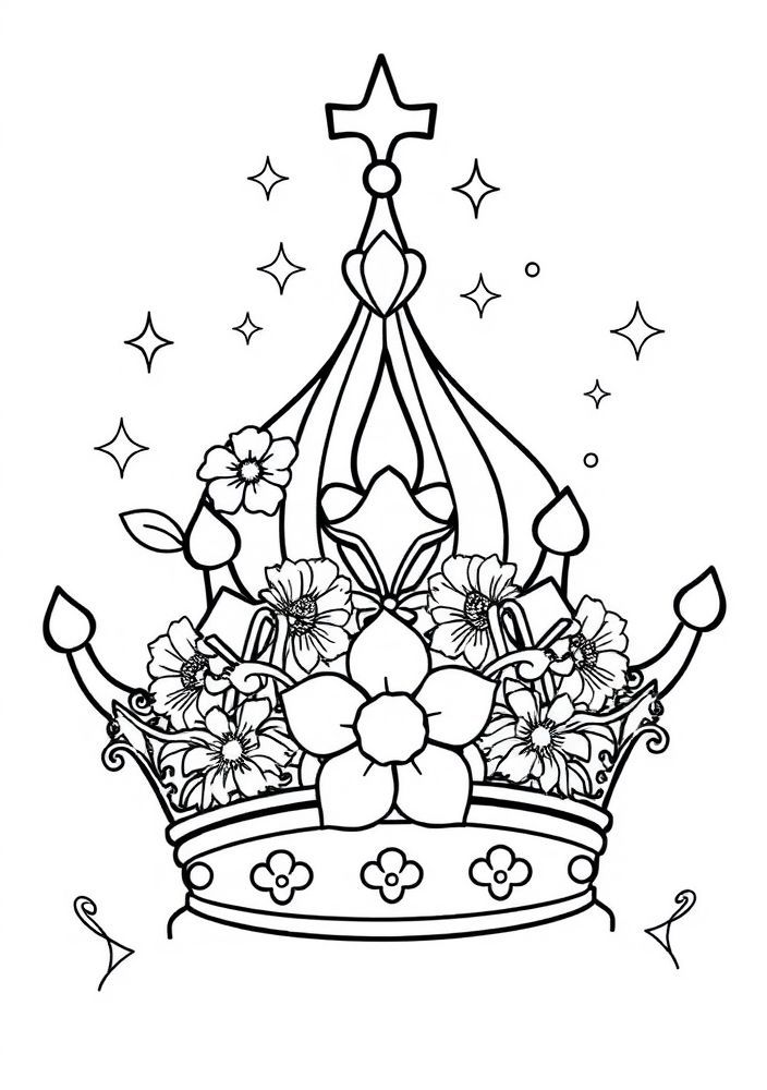 Cobertura de carnaval com flores e brilhos