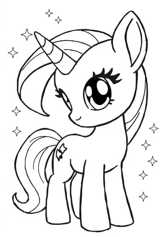 Desenho da Twilight Sparkle para colorir