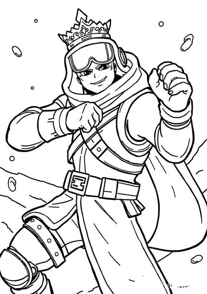 Desenho da skin João das Neves para colorir
