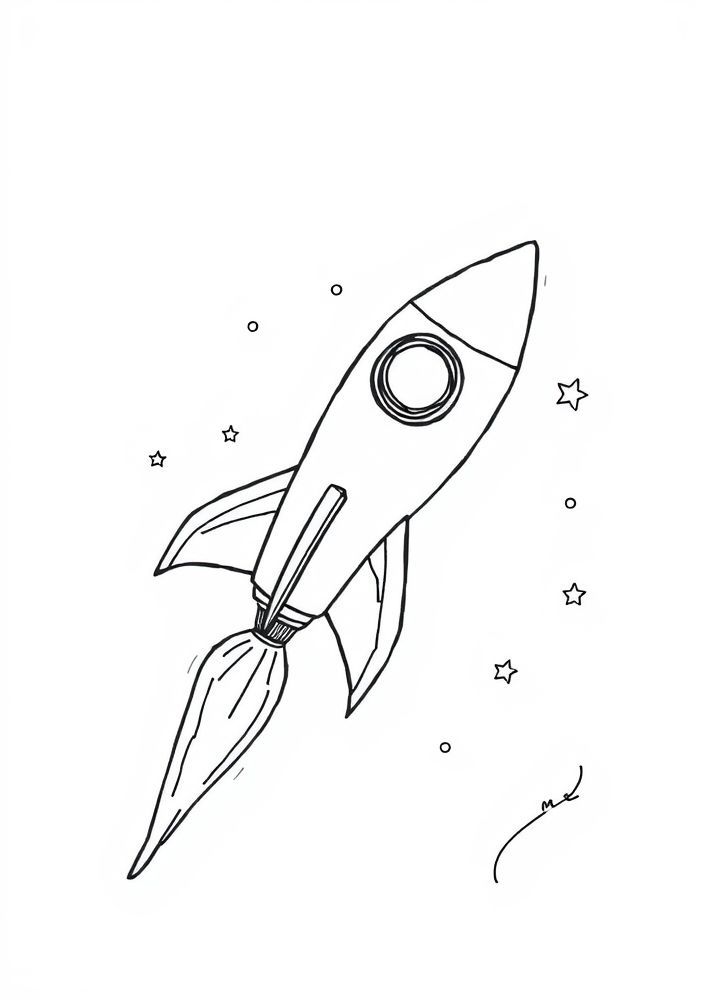 Desenho de Avião de Experimentos Científicos para colorir