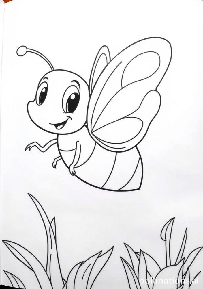 Desenho de Borboleta com Maldicidade para Colorir