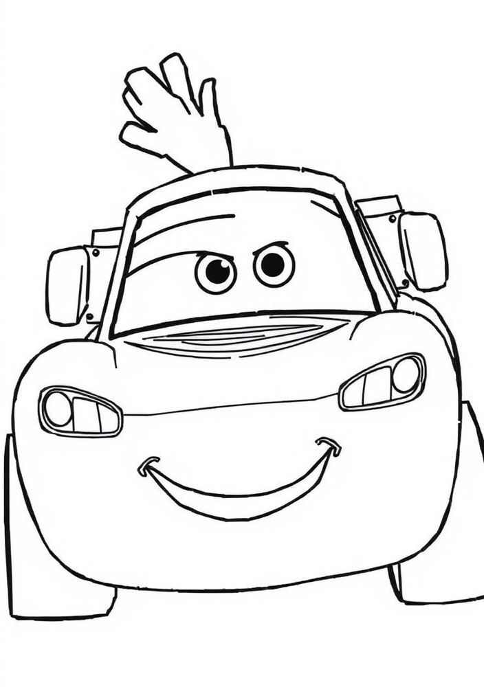 Desenho de Chick Hicks para colorir