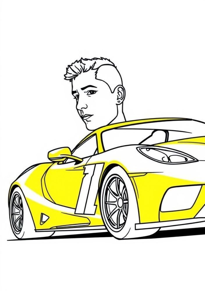 Desenho de Cruz Ramirez para colorir