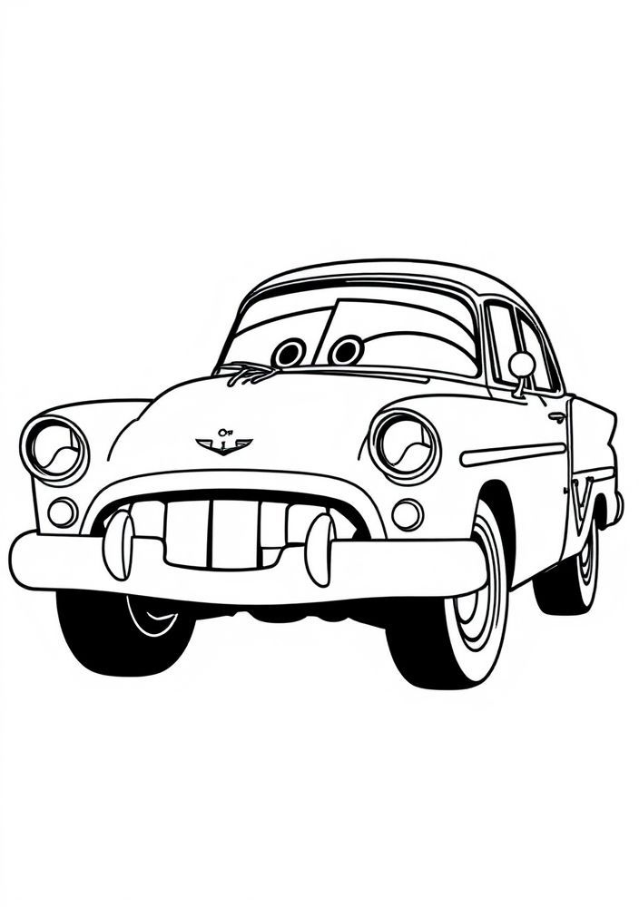 Desenho de Doc Hudson para colorir
