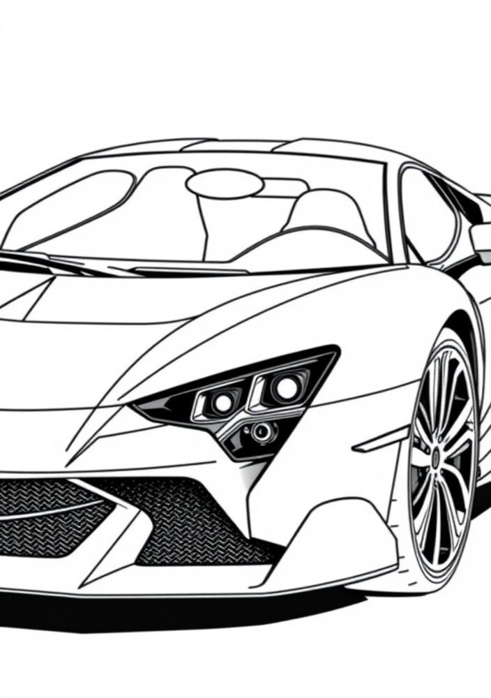 Desenho de Lamborghini Centenario para colorir
