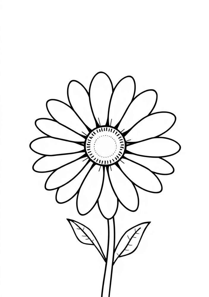 Desenho de Margarida para colorir