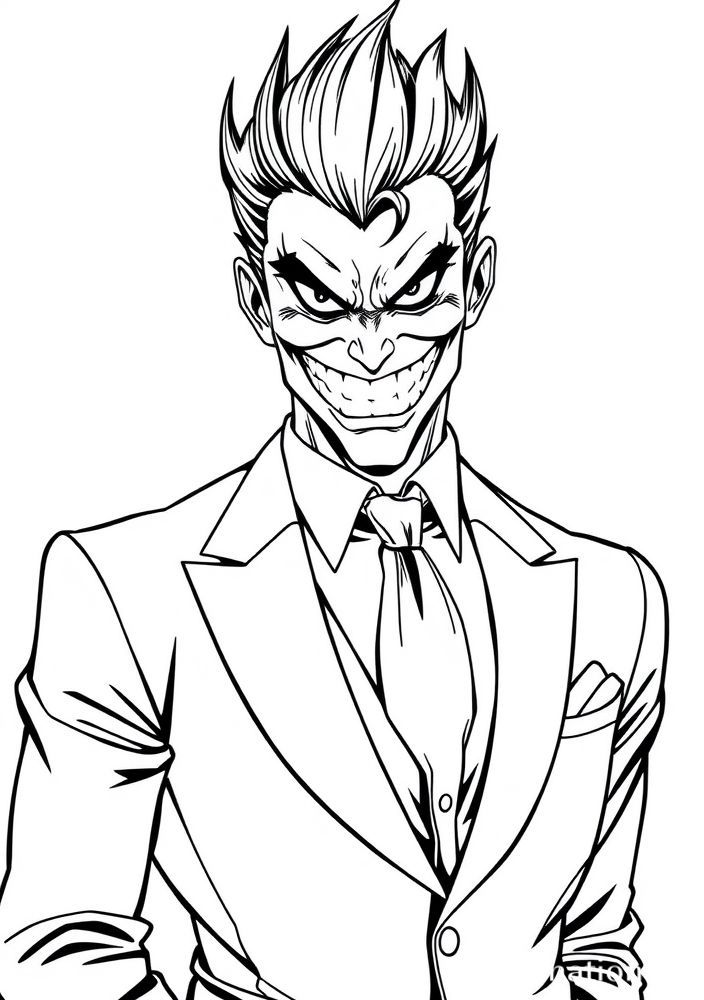 Desenho de Muzan Kibutsuji para colorir