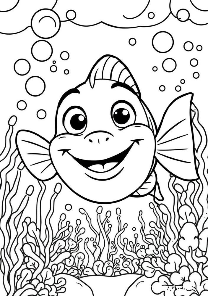 Desenho de Peixe-cachorrinho para colorir