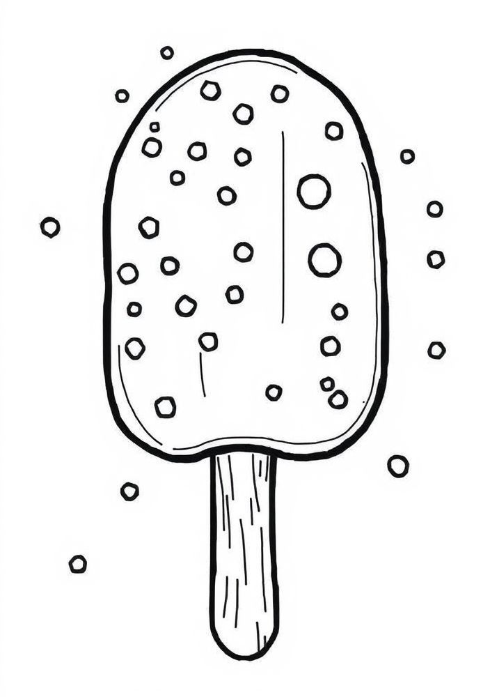 Desenho de Picole para colorir