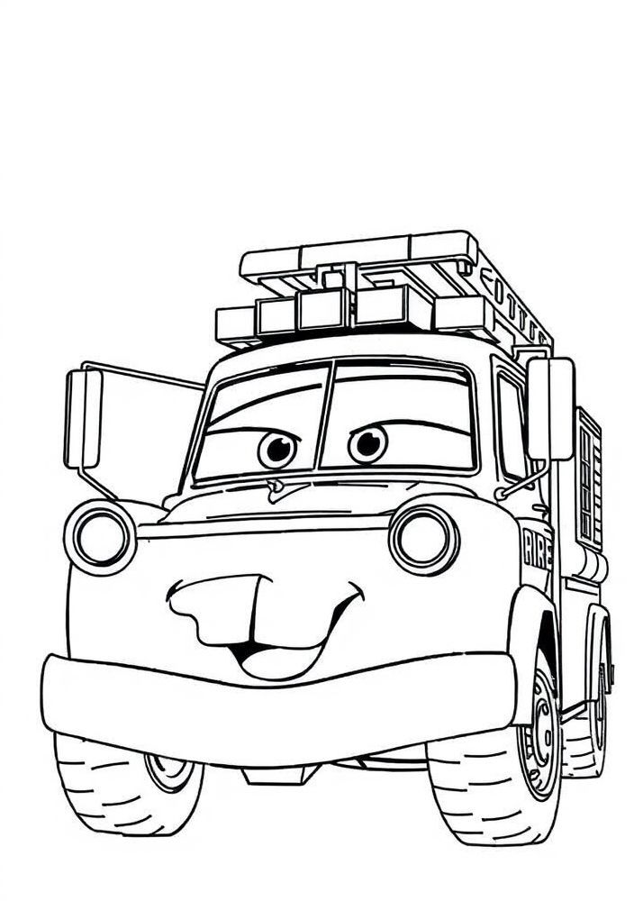 Desenho de Red para colorir