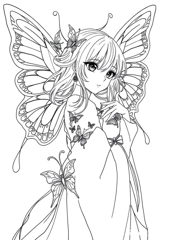 Desenho de Shinobu Kocho para colorir