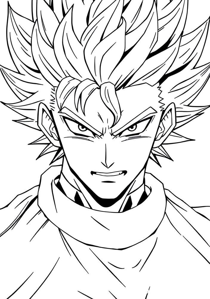 Desenho de Shinsou para colorir