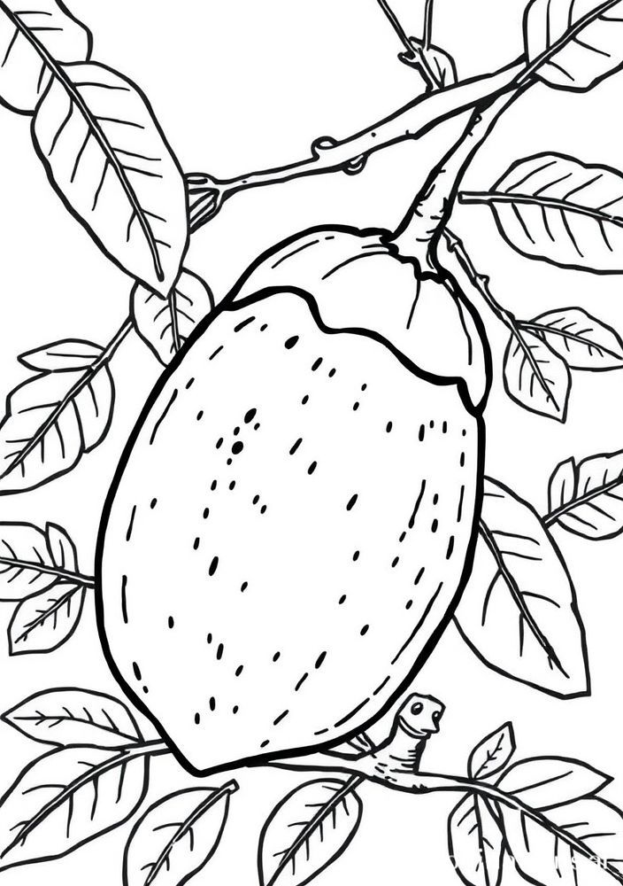 Desenho de Tamarindo para colorir