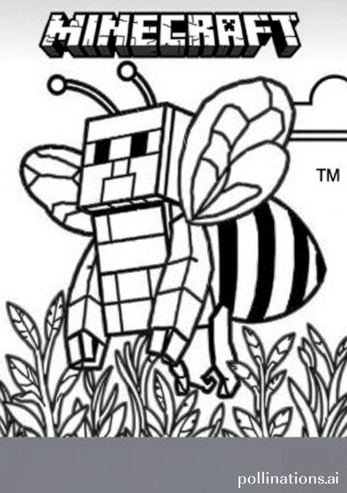 Desenho de abelha para colorir