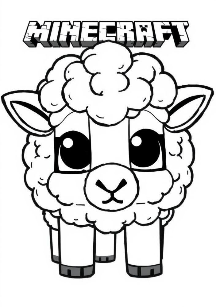 Desenho de ovelha para colorir