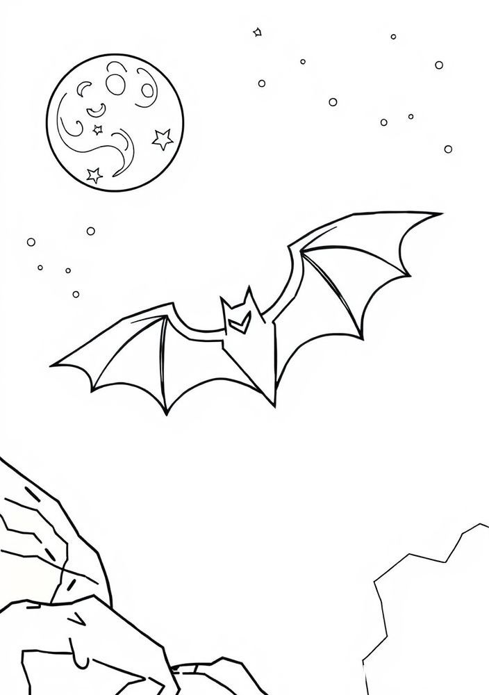 Desenho do Bat-Sinal para colorir