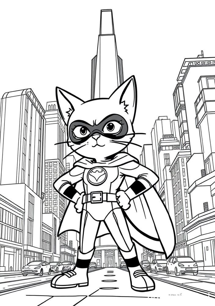 Desenho do Catboy para colorir