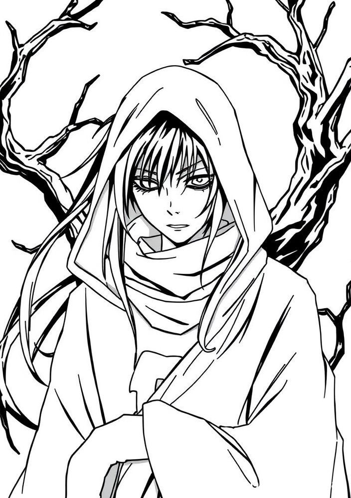 Desenho do Orochimaru para colorir