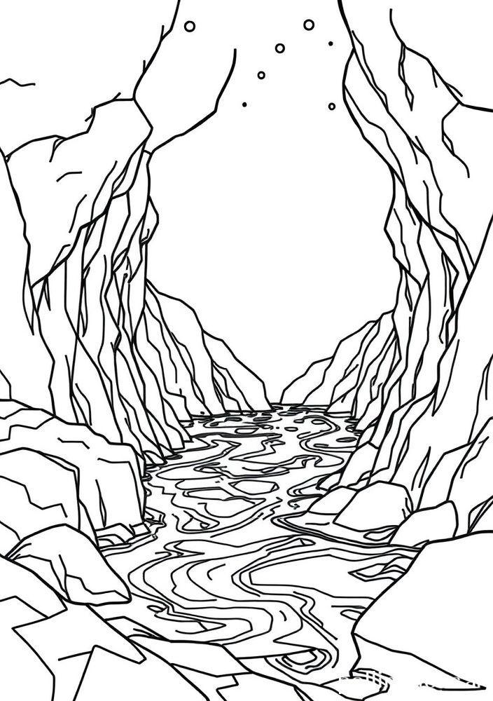 Desenho do dilúvio para colorir