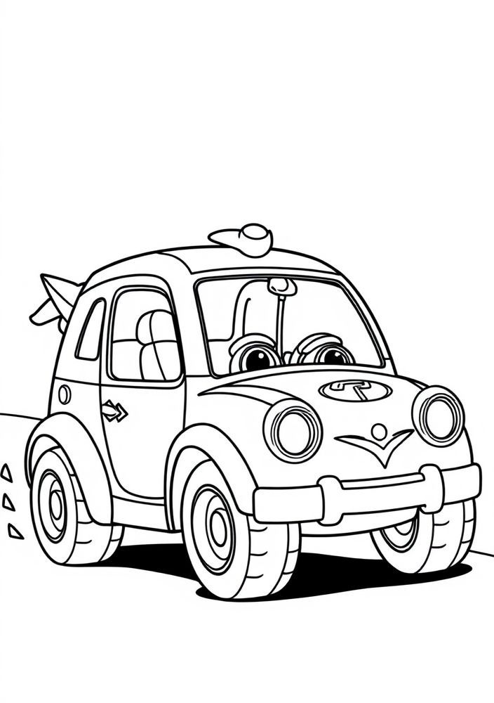 Desenho do veículo do Pj Masks para colorir