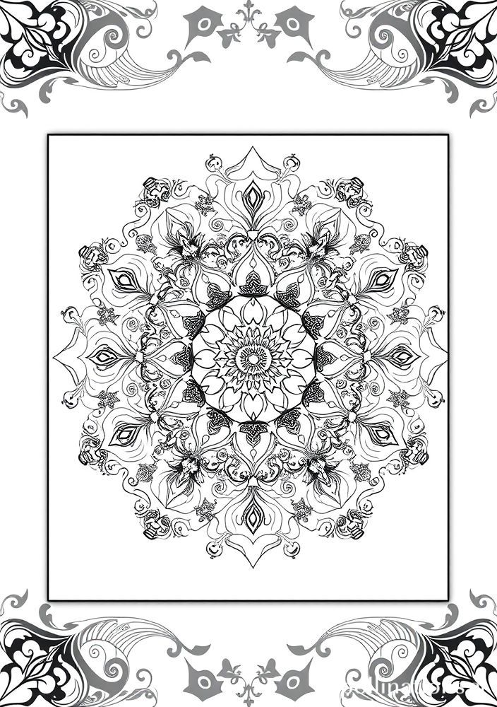 Mandala de Animais para Colorir