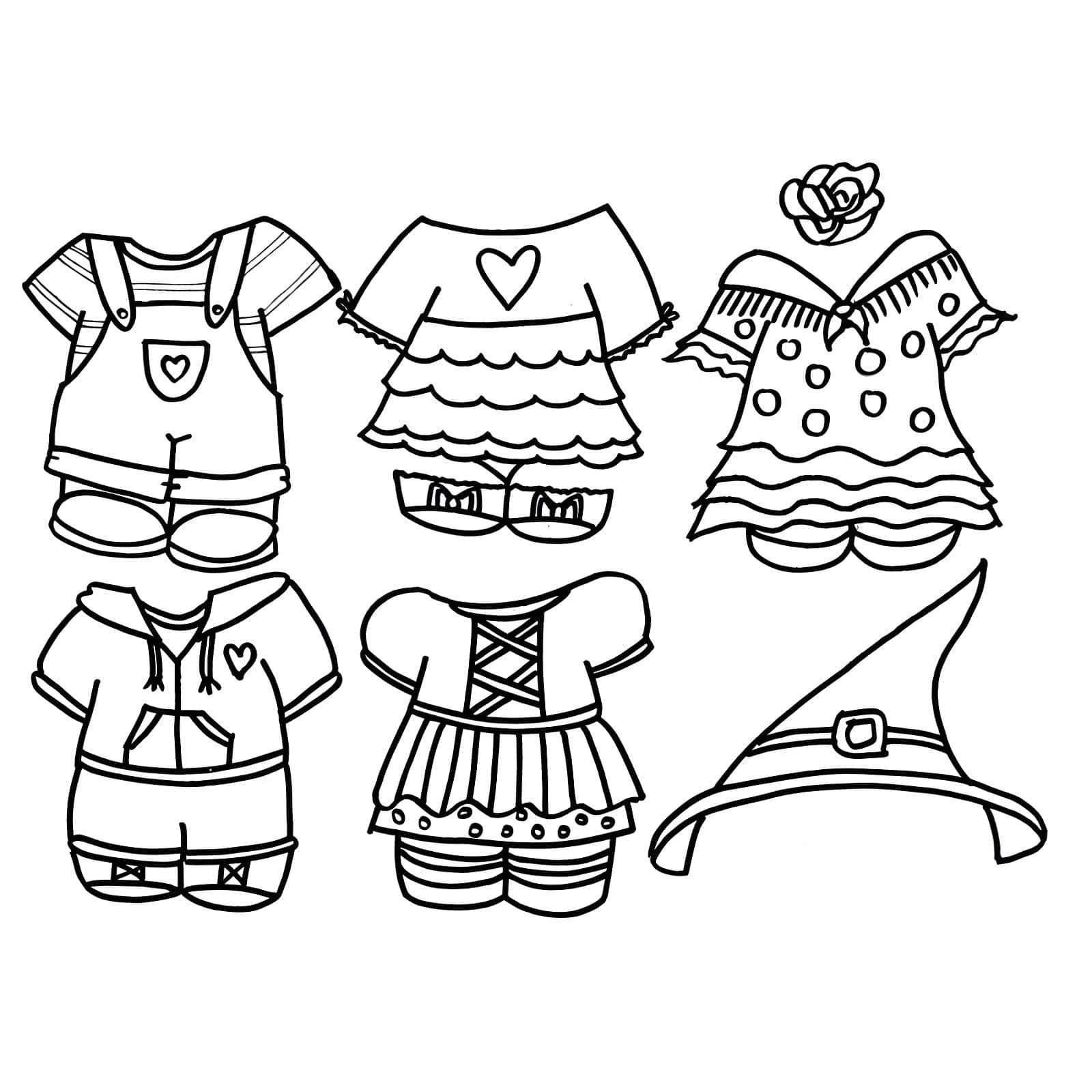 Desenhos Paper Duck com Roupinhas para colorir e imprimir. Paper Duck.